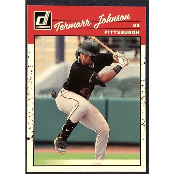 2023 DONRUSS RETRO TERMARR JOHNSON ROOKIE CARD