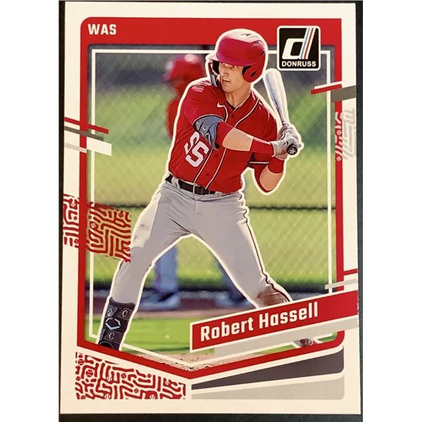 2023 DONRUSS ROBERT HASSELL ROOKIE CARD