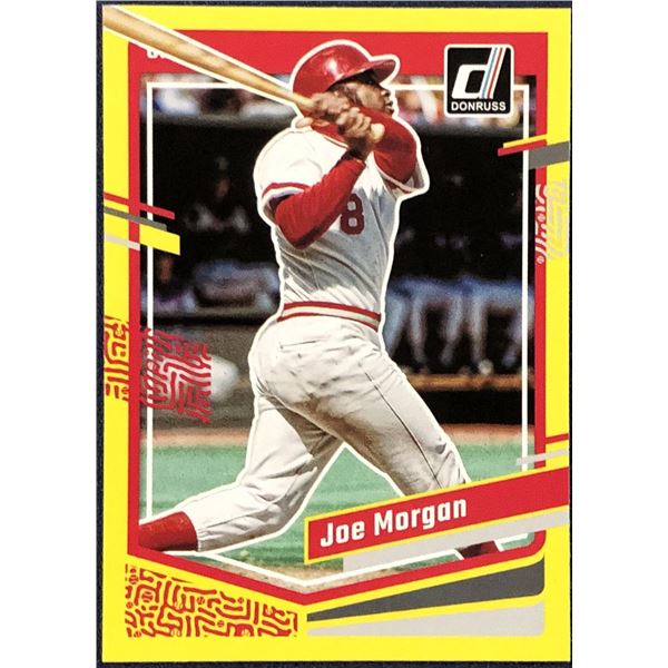 2023 DONRUSS YELLOW SPLASH JOE MORGAN (HOF)
