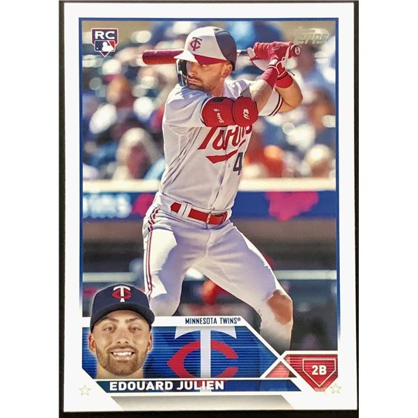 2023 TOPPS EDOUARD JULIEN ROOKIE CARD