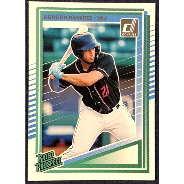 2025 DONRUSS AGUSTIN RAMIREZ ROOKIE CARD