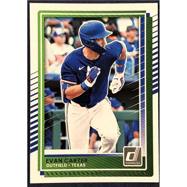 2025 DONRUSS EVAN CARTER ROOKIE CARD