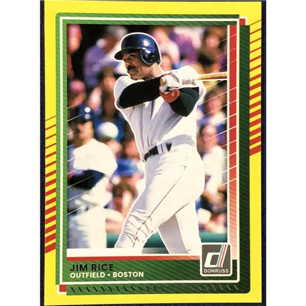 2025 DONRUSS YELLOW SPLASH JIM RICE (HOF)