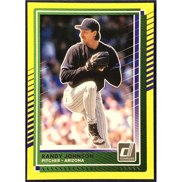 2025 DONRUSS YELLOW SPLASH RANDY JOHNSON (HOF)