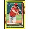 Image 1 : 2025 DONRUSS YELLOW SPLASH RHETT LOWDER ROOKIE CARD