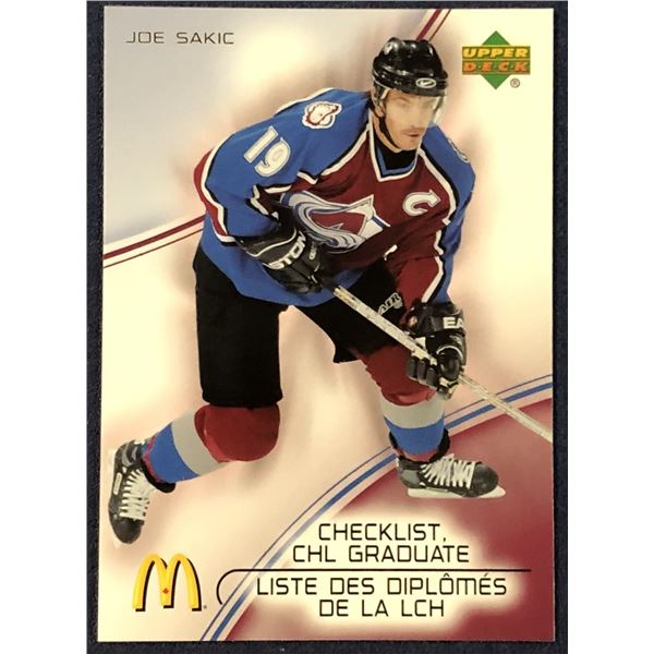 2005-06 UPPER DECK JOE SAKIC (HOF)