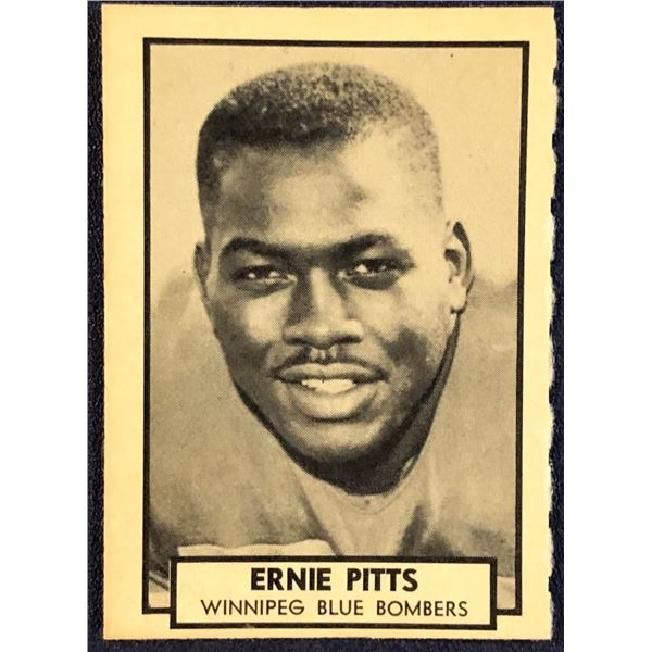 1962 TOPPS CFL ERNIE PITTS (HOF)