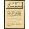 Image 2 : 1962 TOPPS CFL ERNIE PITTS (HOF)