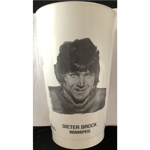 1979 MAC'S MILK SLUSH CFL CUP - DIETER BROCK (HOF)