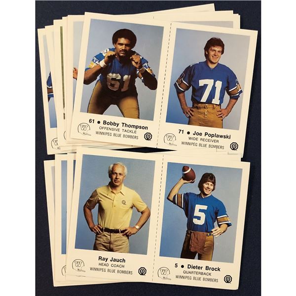 1982 WINNIPEG BLUE BOMBERS (CFL) POLICE SET