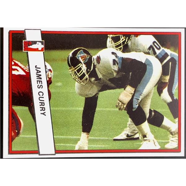 1985 JOGO CFL JAMES CURRY (HOF)