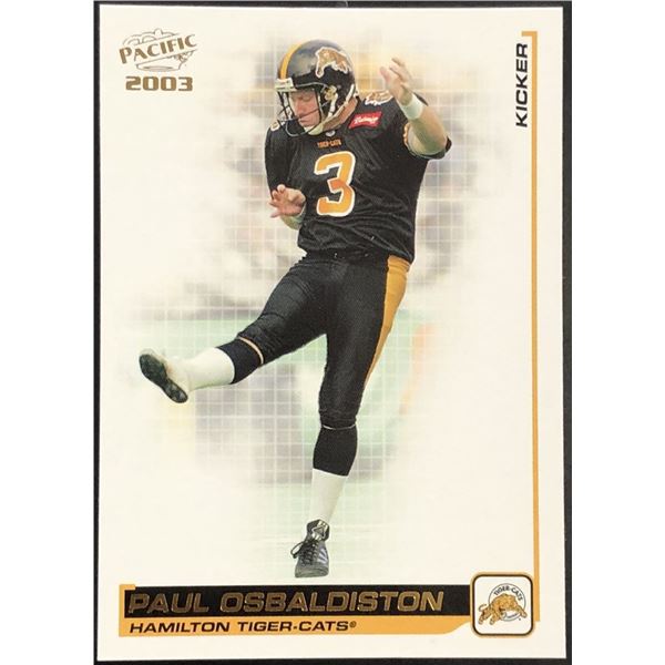 2003 PACIFIC CFL PAUL OSBALDISTON