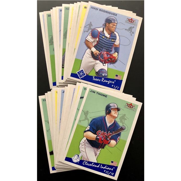 2002 FLEER TRADITION BASEBALL COLLECTION (25)