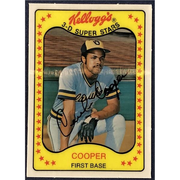 1981 KELLOGGS 3-D BASEBALL CECIL COOPER