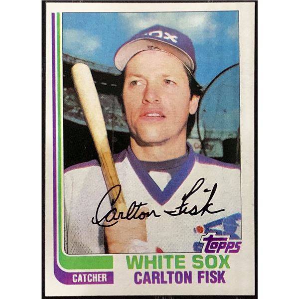 1982 TOPPS CARLTON FISK (HOF)