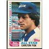 Image 1 : 1982 TOPPS CARLTON FISK (HOF)