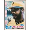 Image 1 : 1982 TOPPS DAVE PARKER (HOF)