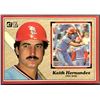 Image 1 : 1983 DONRUSS ACTION ALL STARS - KEITH HERNANDEZ