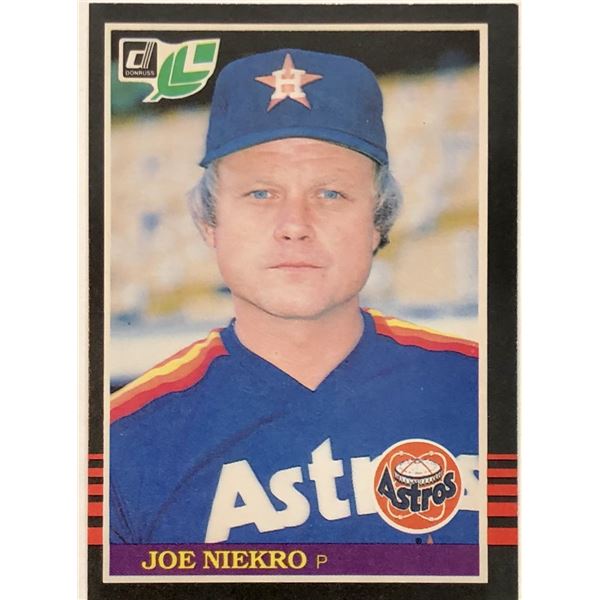 1985 LEAF JOE NIEKRO (HOF)