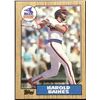 Image 1 : 1987 TOPPS HAROLD BAINES (HOF)