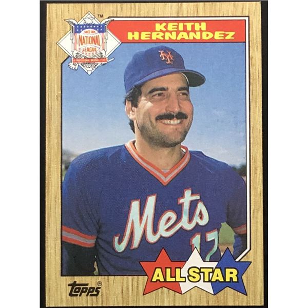 1987 TOPPS KEITH HERNANDEZ (HOF)