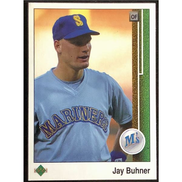 1989 UPPER DECK JAY BUHNER ROOKIE CARD