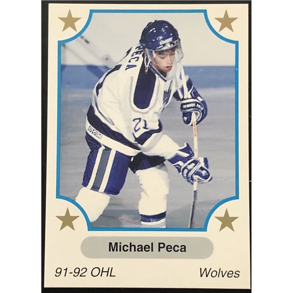 1991-92 7th INNING SKETCH MICHAEL PECA JUNIOR CARD