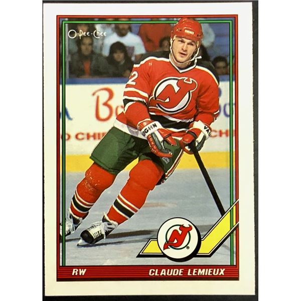 1991-92 O-PEE-CHEE CLAUDE LEMIEUX