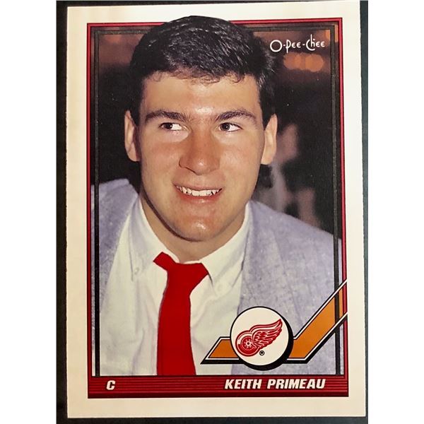 1991-92 O-PEE-CHEE KEITH PRIMEAU ROOKIE CARD
