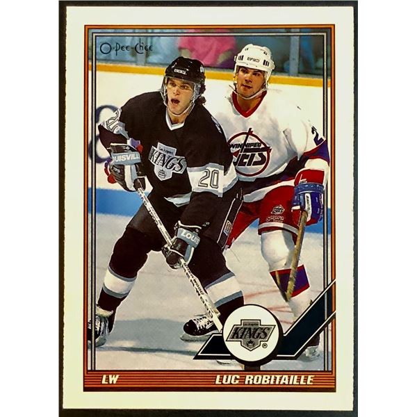 1991-92 O-PEE-CHEE LUC ROBITAILLE (HOF)