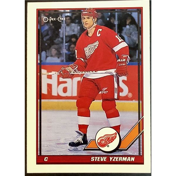 1991-92 O-PEE-CHEE STEVE YZERMAN (HOF)