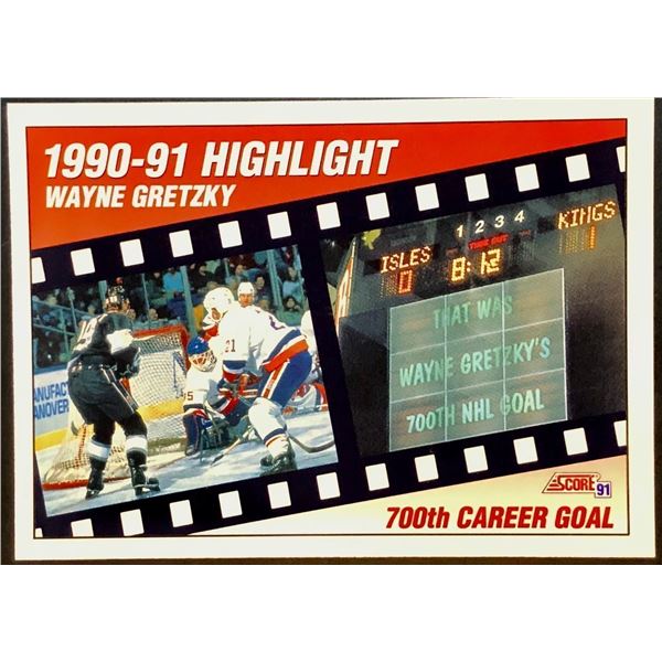 1991-92 SCORE WAYNE GRETZKY (HOF)