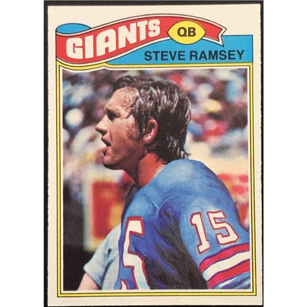 1977 TOPPS STEVE RAMSEY
