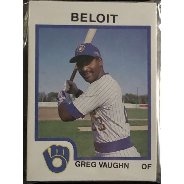 1986 PROCARDS BELOIT BREWERS TEAM SET - GREG VAUGHN