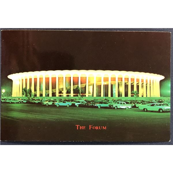 1950's LOS ANGELES FABULOUS FORUM POST CARD