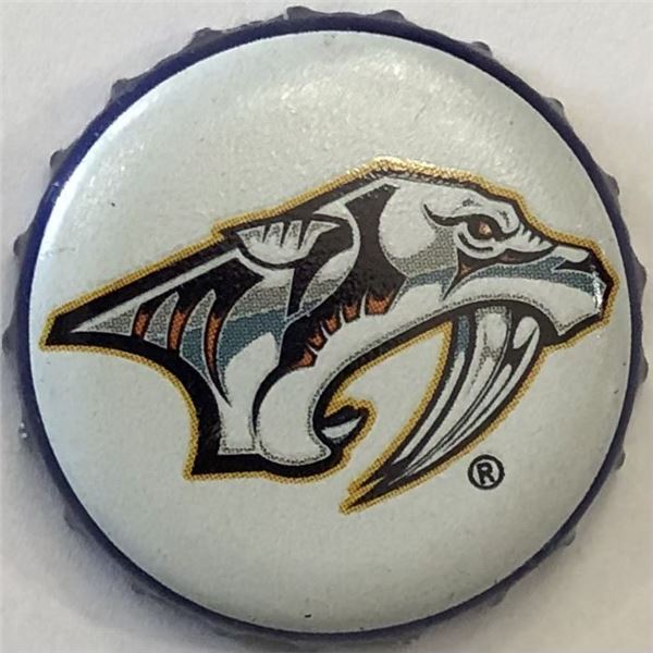 2003 LABATT BEER NHL BOTTLE CAPS - NASHVILLE PREDATORS