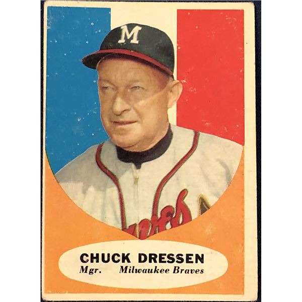 1961 TOPPS BASEBALL CHUCK DRESSEN