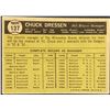 Image 2 : 1961 TOPPS BASEBALL CHUCK DRESSEN