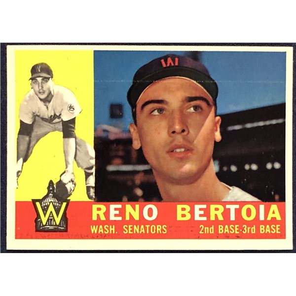 1960 TOPPS BASEBALL GRAY BACKS - RENO BERTOIA