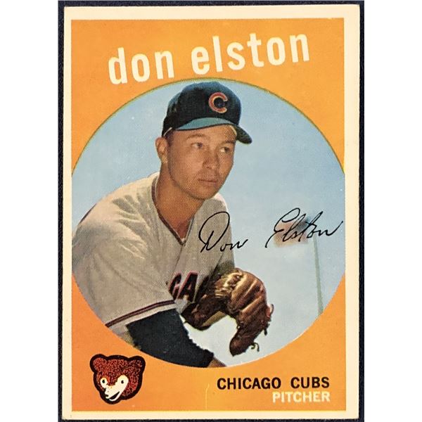 1959 TOPPS WHITE BACKS HIGH NUMBERS - DON ELSTON