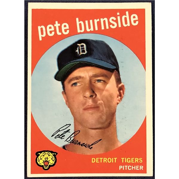 1959 TOPPS GRAY BACKS - PETE BURNSIDE