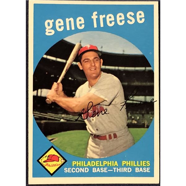 1959 TOPPS GRAY BACKS - GENE FREESE