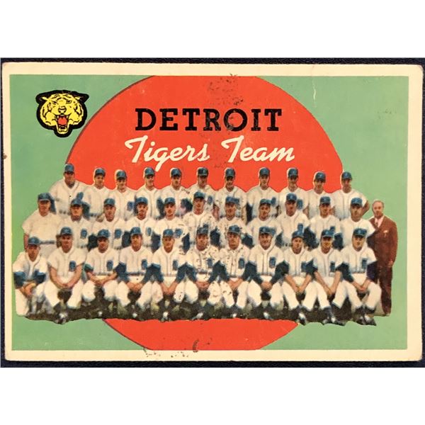 1959 TOPPS GRAY BACKS - DETROIT TIGERS