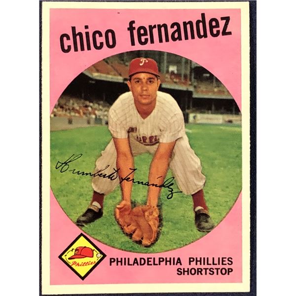 1959 TOPPS GRAY BACKS - CHICO FERNANDEZ