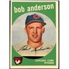 Image 1 : 1959 TOPPS GRAY BACKS - BOB ANDERSON ROOKIE CARD