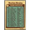 Image 2 : 1977-78 TOPPS BOSTON BRUINS