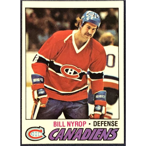 1977-78 TOPPS BILL NYROP ROOKIE CARD