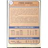 Image 2 : 1974-75 O-PEE-CHEE FRED SHERO (HOF) ROOKIE CARD