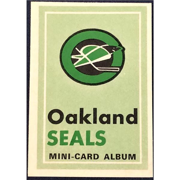 1969-70 O-PEE-CHEE NHL MINI CARD ALBUM - OAKLAND SEALS