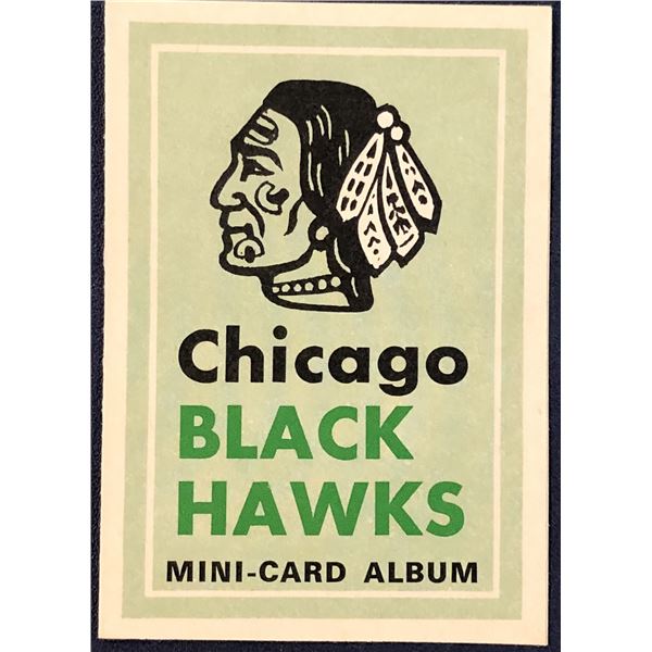 1969-70 O-PEE-CHEE NHL MINI CARD ALBUM - CHICAGO BLACK HAWKS